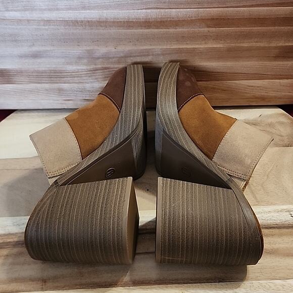 UNIVERSAL THREAD TESS FAUX LEATHER PLATFORM MULE CHUNKY HEELS SIZE 11 NWOB - Picture 9 of 16